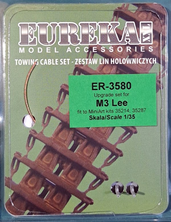 Eureka XXL ER-3580 Zestaw waloryzacyjny do czołgu M3 Lee dopasowany do modeli MiniArt 35214, 35287 / ER-3580 Upgrade kit for M3 Lee &amp; Grant tanks fitted to MiniArt 35214, 35287 models 1/35