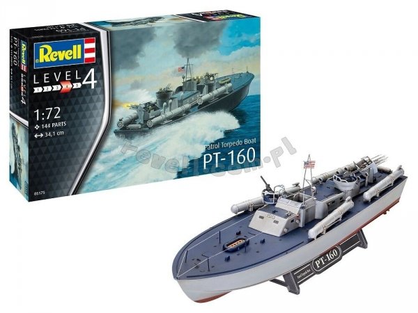 Revell 65175 Model Set Torpedo Boat PT-559/PT-160 1/72
