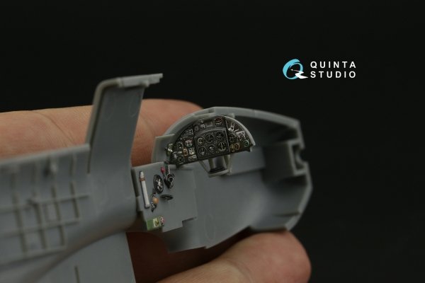 Quinta Studio QDS-48534 Fairey Fulmar Mk.II 3D-Printed &amp; coloured Interior on decal paper (Trumpeter) (small version) 1/48