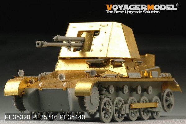 Voyager Model PE35440 WWII German 47mm PaK(t) Panzerjager I basic For DRAGON 6230 1/35