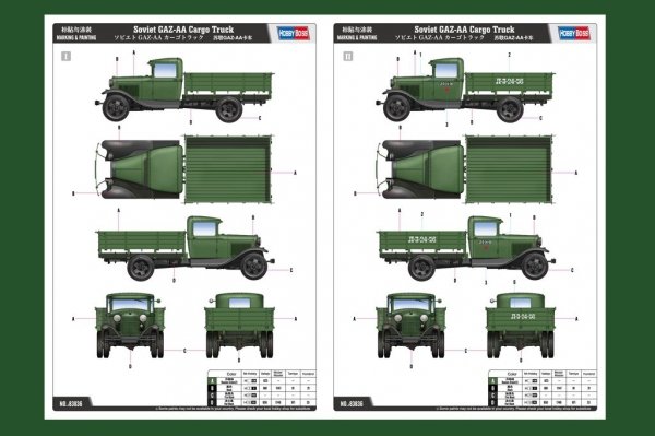 Hobby Boss 83836 Soviet GAZ-AA Cargo Truck