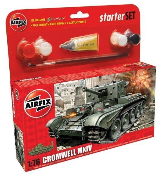 Airfix 55109 Cromwell Mk.IV Cruiser Tank (Starter Set) 1/76