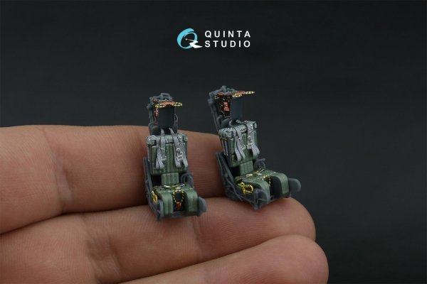 Quinta Studio QR+48091 GRU-7A early, 2 ejection seats for F-14 A (Tamiya, Hobby Boss) 1/48