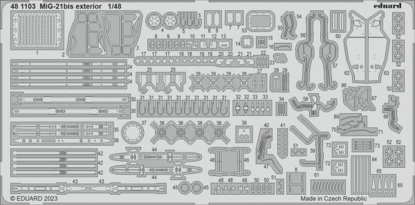 Eduard 481103 MiG-21bis exterior EDUARD 1/48