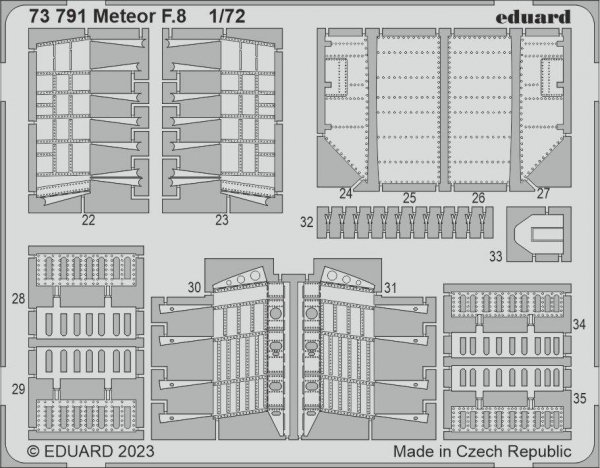 Eduard 73791 Meteor F.8 AIRFIX 1/72