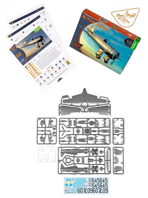 Clear Prop! CP72021 H-75O Hawk STARTER KIT 1/72