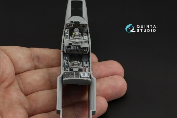 Quinta Studio QD48252 OV-10D Bronco 3D-Printed &amp; coloured Interior on decal paper (ICM) 1/48