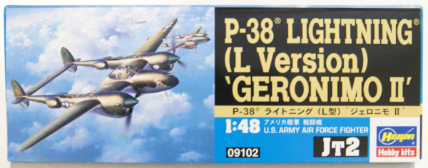 Hasegawa JT2 P-38L Lightning Jeronimo II 1/48