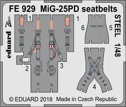 Eduard BIG49206 MiG-25PD 1/48 ICM