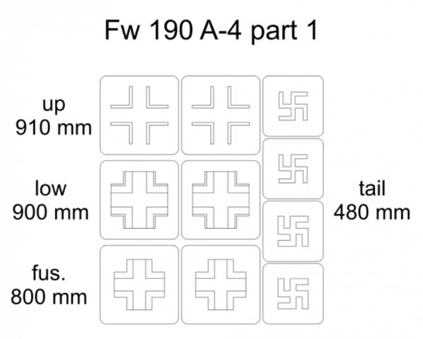 Omask 23003 Fw 190 A-4 part 1 1/32