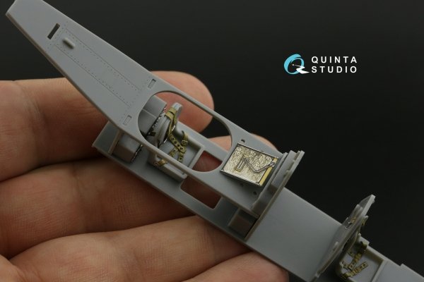 Quinta Studio QD48534 Fairey Fulmar Mk.II 3D-Printed &amp; coloured Interior on decal paper (Trumpeter) 1/48