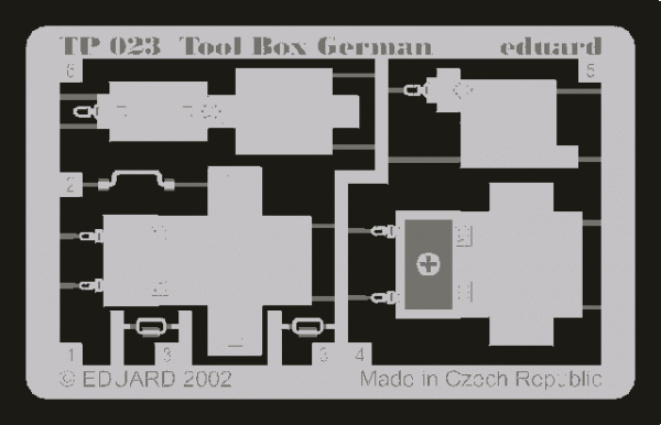 Eduard TP023 Tool Box German 1/35