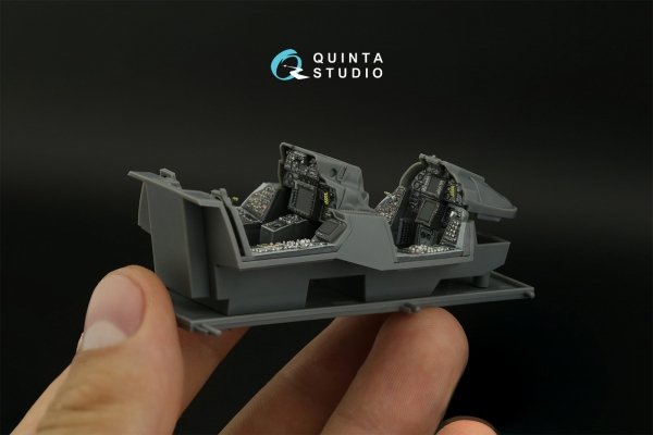 Quinta Studio QDS-48404 F-14B 3D-Printed &amp; coloured Interior on decal paper (GWH) (small version) 1/48