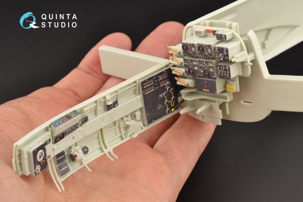 Quinta Studio QD32084 Ju 88A-1 3D-Printed &amp; coloured Interior on decal paper ( Revell ) 1/32