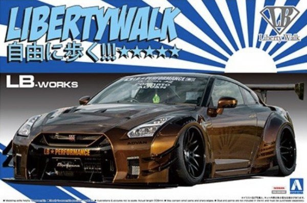 Aoshima 05591 LB WORKS R35 GT-R type 2 1/24