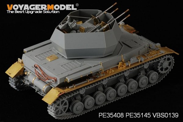 Voyager Model PE35408 WWII German Panzer IV ausf G 20mm Flakpanzer IV &quot;Wirbelwind&quot; For DRAGON 6342 1/35