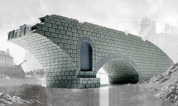 Airfix 75012 Narrow Road Bridge - Broken Span 1:72