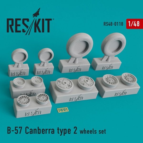 RESKIT RS48-0118 B-57 Canberra type 2 wheels set 1/48