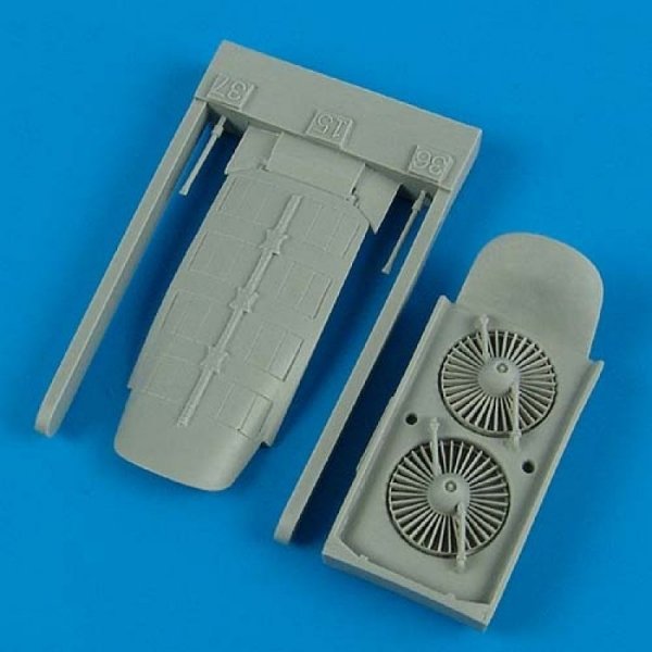 Quickboost QB48448 Yak-38 Forger correct vertical engine &amp; cover Hobby Boss 1/48