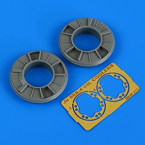 Quickboost QB48975 Ju 88A-4 oil coolers ICM 1/48