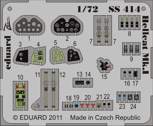 Eduard 73414 Hellcat Mk. I S. A. 1/72 EDUARD