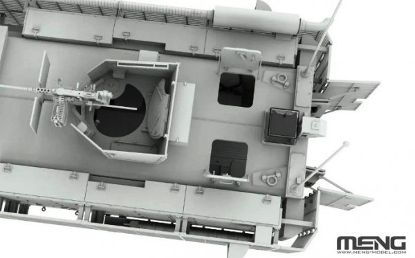 Meng Model SS-012 British Mastiff 2 6x6 Wheeled Protected Patrol Vehicle 1/35
