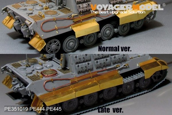 Voyager Model PEA444 WWII German Sd.Kfz.186 Panzerjäger &quot;Jagdtiger&quot; Schurzen Normal Version（For TAKOM) 1/35