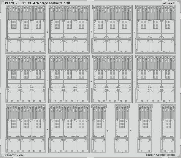 Eduard 491232 TBF-1C interior ACADEMY 1/48