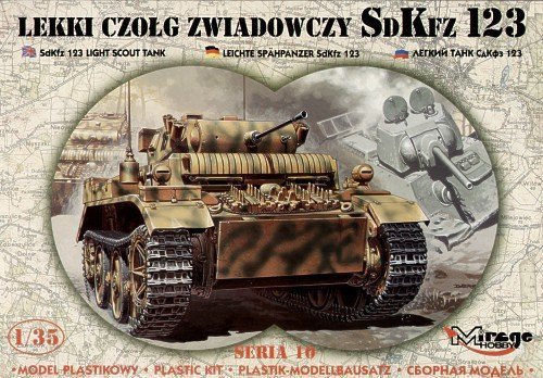 Mirage Hobby 35108 SdKfz.123 Lekki Czołg Zwiadowczy 1/35
