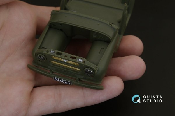 Quinta Studio QD35010 UAZ 469 3D-Printed &amp; coloured Interior on decal paper (for Trumpeter kit) 1/35