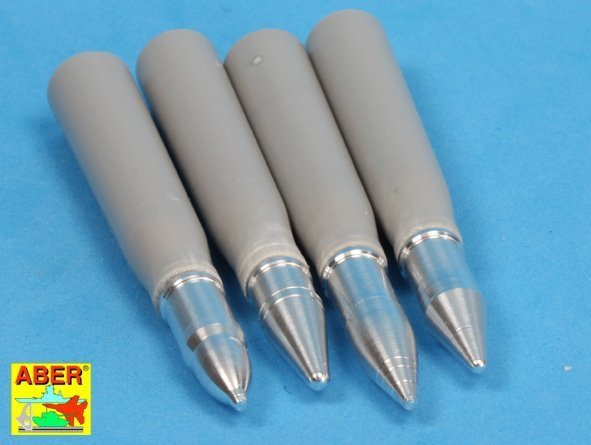 Aber 16073 Panzer IV various 7,5 cm ammo projectiles x 12 pcs. (1:16)