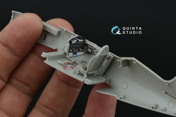 Quinta Studio QD+48511 MiG-3 3D-Printed coloured Interior on decal paper (Trumpeter) 1/48