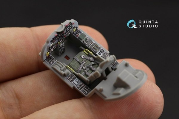 Quinta Studio QD48232 NF-5A 3D-Printed &amp; coloured Interior on decal paper (Kinetic) 1/48