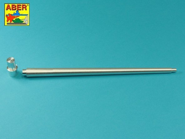 Aber 16L-13 Lufa 88mm KwK 43/3 L/71 (jednoczęściowa) do King Tiger z wieżą Porsche bez hamulca wylotowego / 88 mm KwK 43/3 L/71 (one part) barrel for King Tiger Porsche-Turret without muzzle brake 1/16