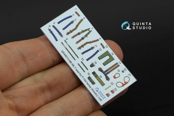 Quinta Studio QR48012 MB Mk.7 seat for F-104 family (Kinetic) 1/48