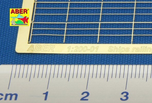 Aber 200-01 Railing 3 horizontal rods (1:200)