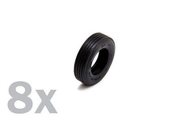 Italeri 3889 Truck Rubber Tyres 8 pcs 1/24