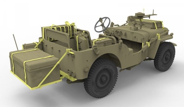 Bronco CB35218 British Recce And Signals Light Truck British (2 Kits) with Crew (5 figures) 1/35