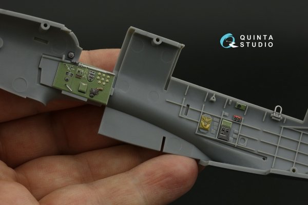 Quinta Studio QD48534 Fairey Fulmar Mk.II 3D-Printed &amp; coloured Interior on decal paper (Trumpeter) 1/48