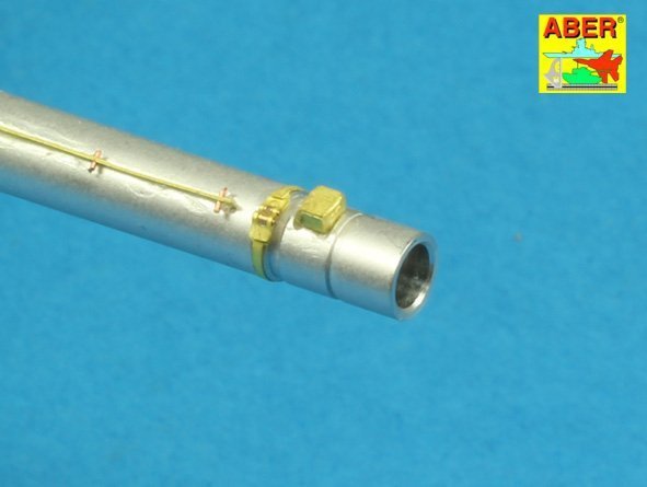 Aber 35 L-187 Armament for Russian Main Battle Tank T-14 ARMATA barrel for 125 mm 2A82-1M cannon &amp; barrel for 12,7 mm Kord AA MG 1/35