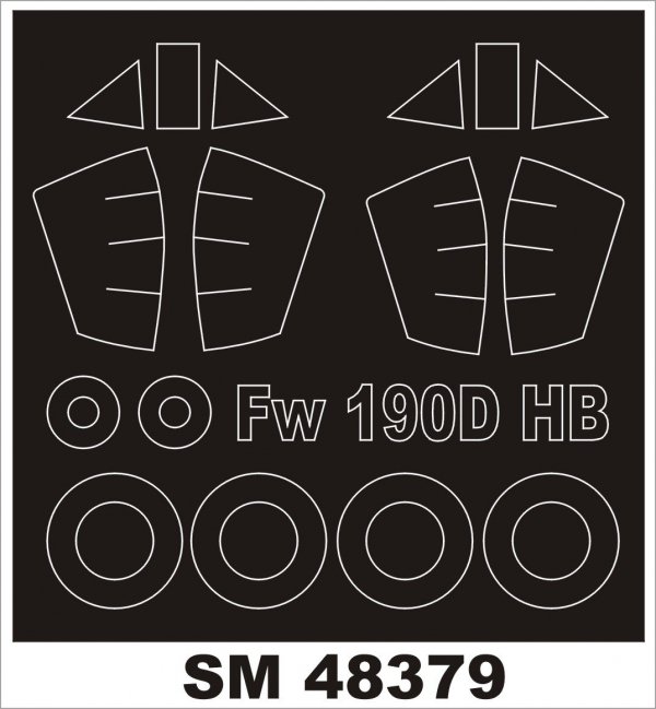 Montex SM48379 FW 190D-9 HOBBY BOSS