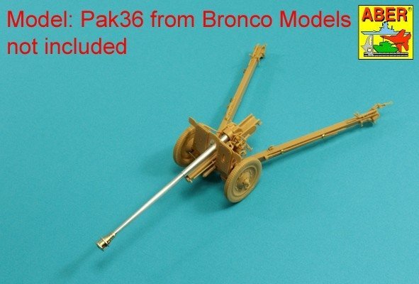 Aber 35L-166 Barrel for German 76,2mm Pak 36(r) Anti-tank Gun Fit to BRONCO model 35056 1/35