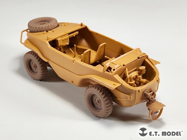 E.T. Model P35-136 WWII German Schwimmwagen Type166 Sagged wheels Wide For TAMIYA Kit 1/35