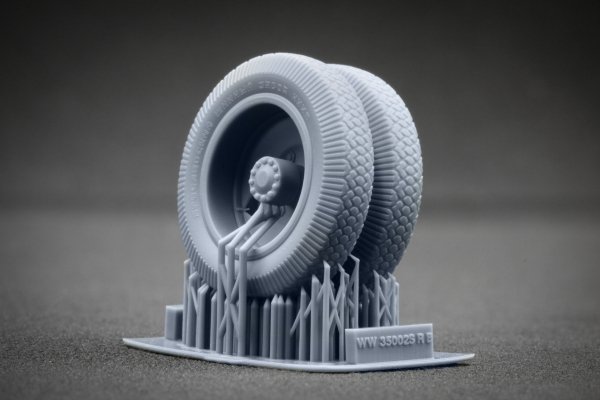 ScaleX WW 35002S ZIS-5 Sagged wheel set (for HobbyBoss) 1/35