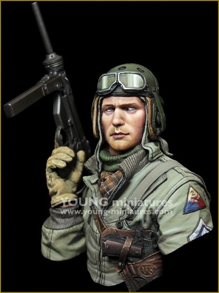 Young Miniatures YM1881 US Tank Crew WWII HELL ON WHEELS 1/10