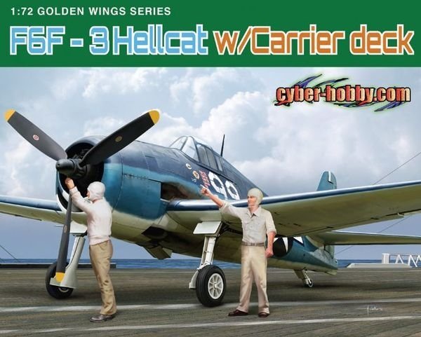 Dragon 5117 F6F-3 Hellcat w/Flight Deck 1/72