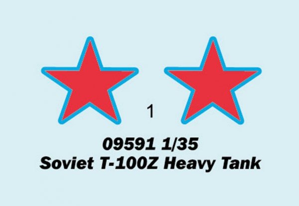Trumpeter 09591 Soviet T-100Z Heavy Tank 1/35