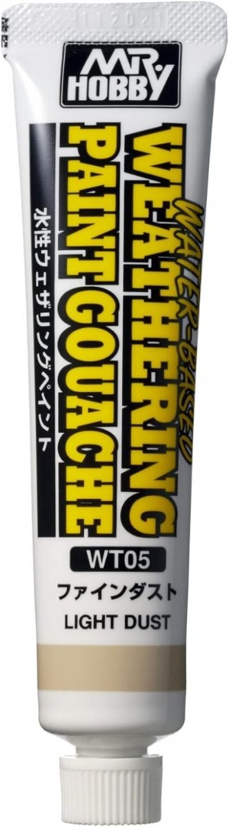 Gunze Sangyo WT-05 Weathering Water-Based Paint Gouache Light Dust 20ml