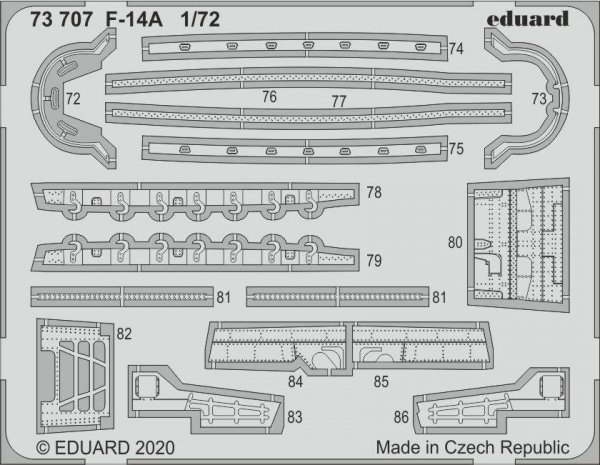 Eduard 73707 F-14A for Academy 1/72