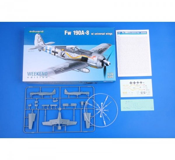 Eduard 7443 Fw 190A-8 w/ universal wings 1/72